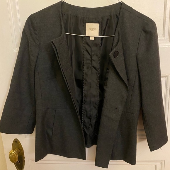 🌻Charcoal Cropped Blazer - Picture 2 of 7